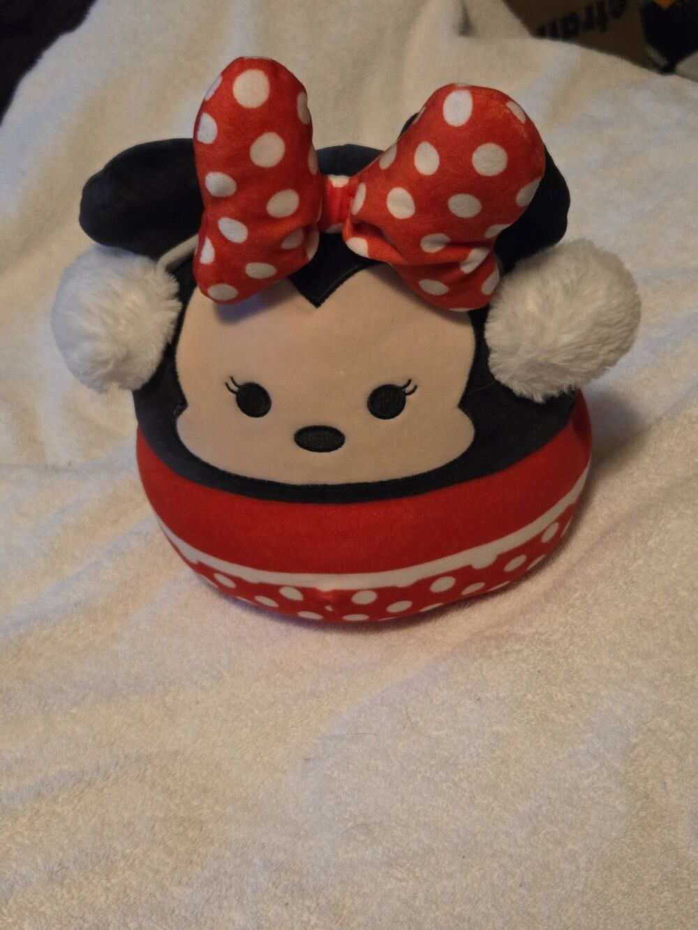 Minnie Mouse Holiday Squishmallow with Ear Muffs 8.5" Disney Winter Theme